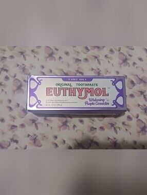 Euthymol, Original Toothpaste Whitening Purple Corrector, 3.7 oz (106g)